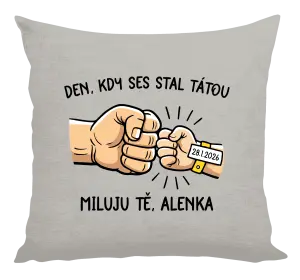 Polštář Den, kdy ses stal tátou