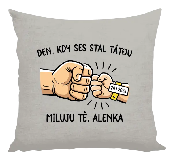 Polštář Den, kdy ses stal tátou