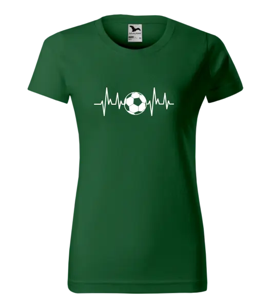 Dámské tričko EKG - fotbal