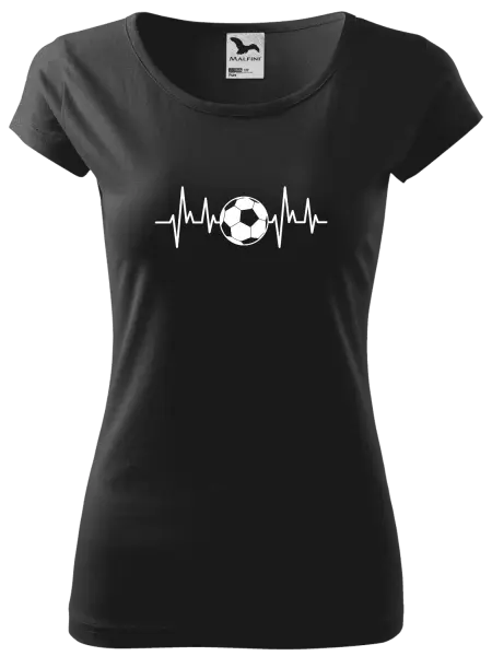 Dámské tričko EKG - fotbal