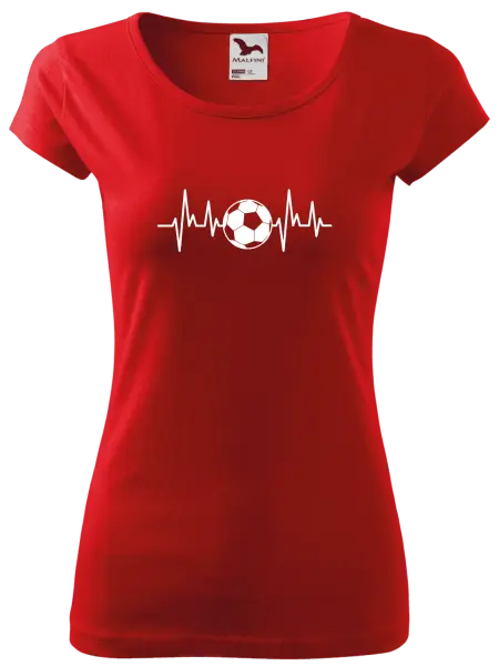 Dámské tričko EKG - fotbal