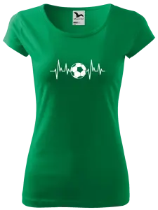 Dámské tričko EKG - fotbal