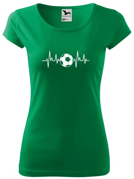 Dámské tričko EKG - fotbal