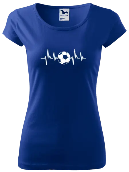 Dámské tričko EKG - fotbal