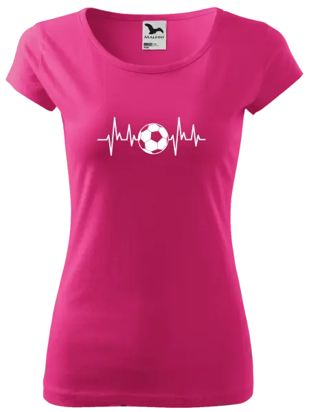 Dámské tričko EKG - fotbal