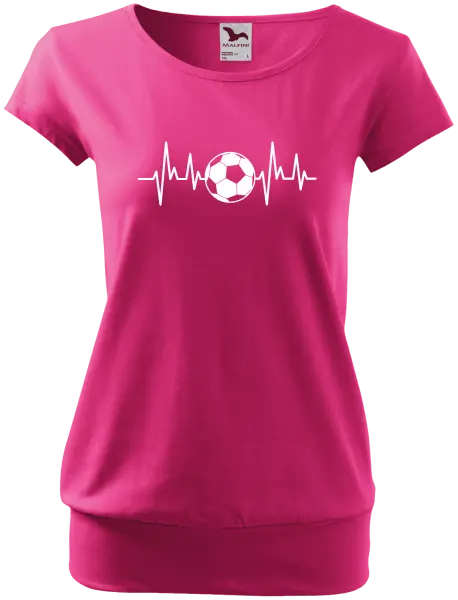 Dámské tričko EKG - fotbal