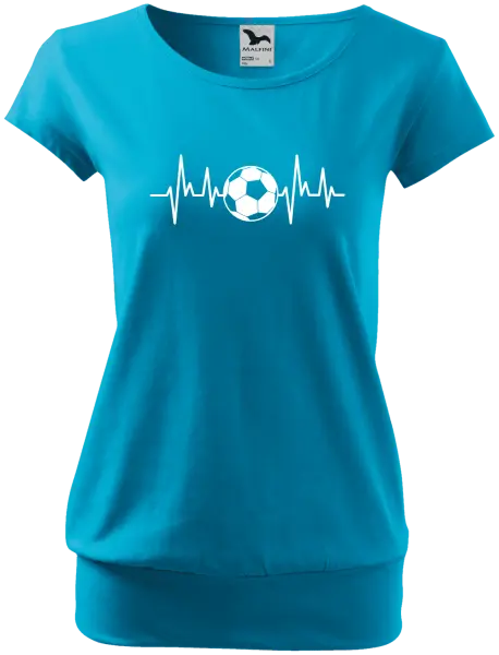 Dámské tričko EKG - fotbal