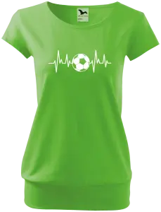Dámské tričko EKG - fotbal