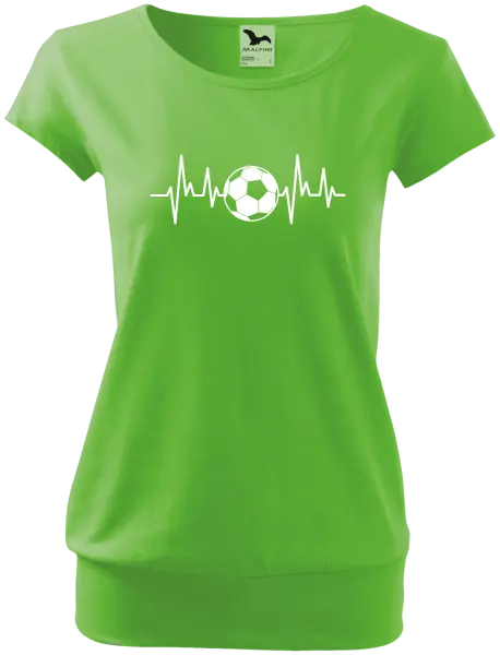 Dámské tričko EKG - fotbal