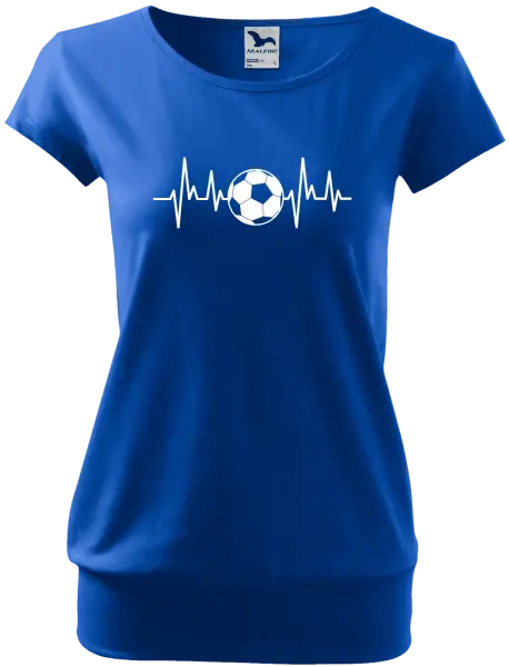 Dámské tričko EKG - fotbal