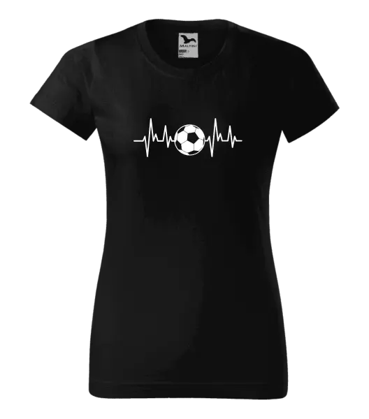 Dámské tričko EKG - fotbal