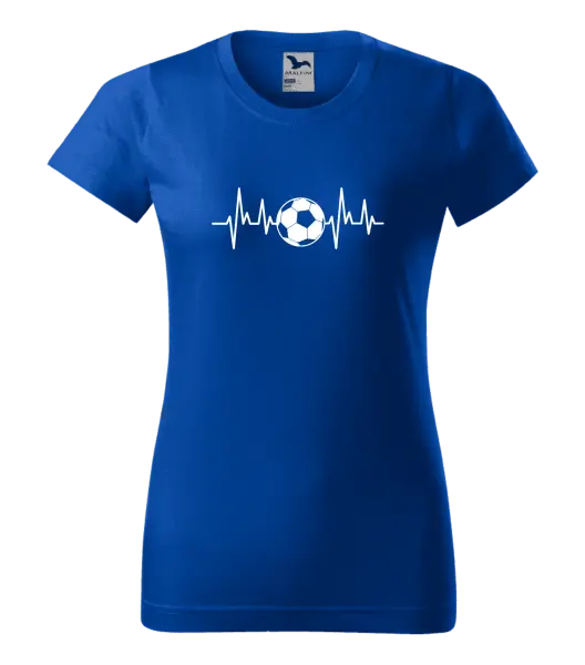 Dámské tričko EKG - fotbal