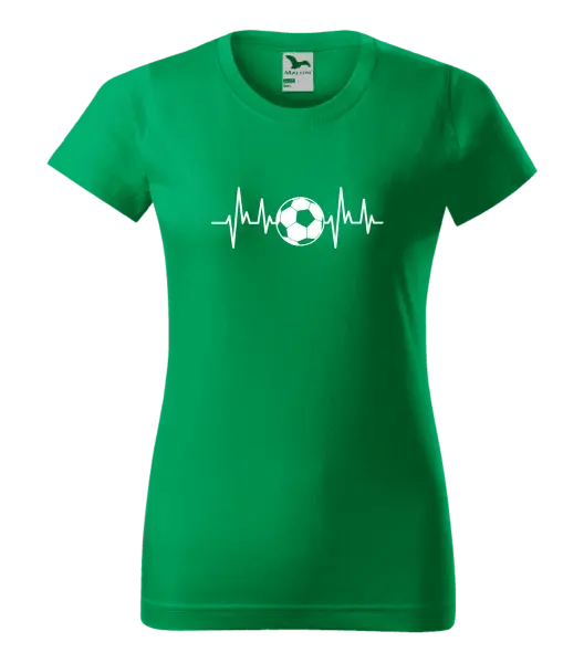 Dámské tričko EKG - fotbal