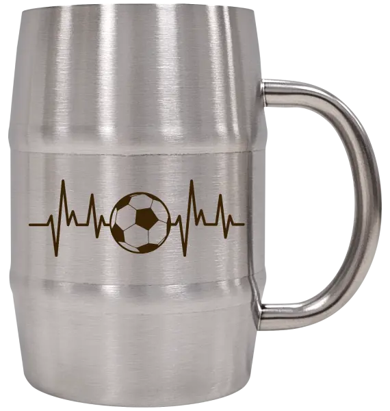 Nerezový chladicí půllitr EKG - fotbal