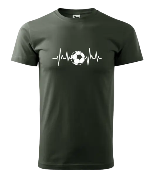 Pánské tričko EKG - fotbal