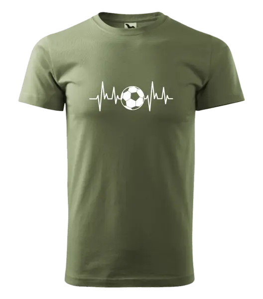Pánské tričko EKG - fotbal