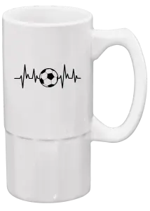 Půllitr EKG - fotbal