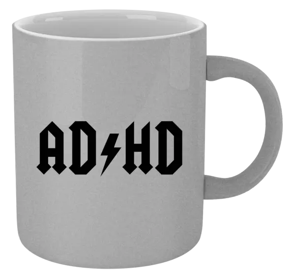 Metalický hrnek ADHD