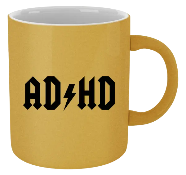 Metalický hrnek ADHD
