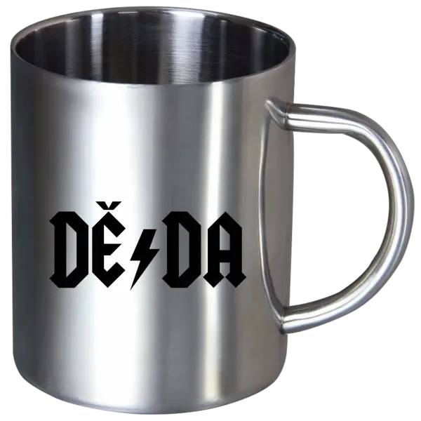 Nerezový hrnek Rockový děda - ACDC