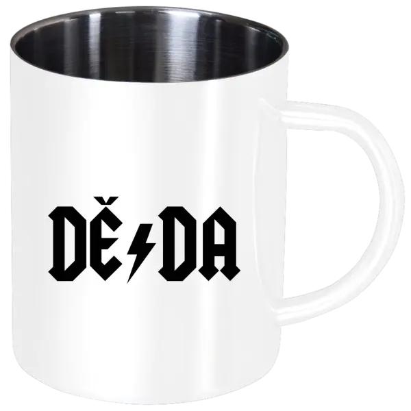Nerezový hrnek Rockový děda - ACDC