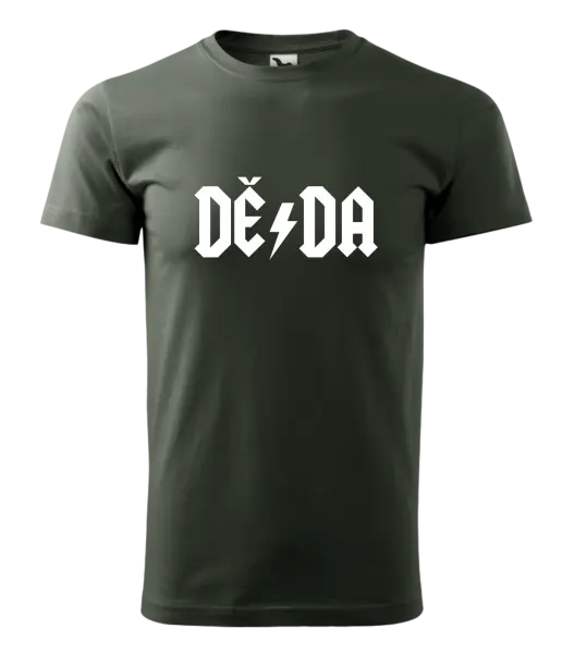 Pánské tričko Rockový děda - ACDC