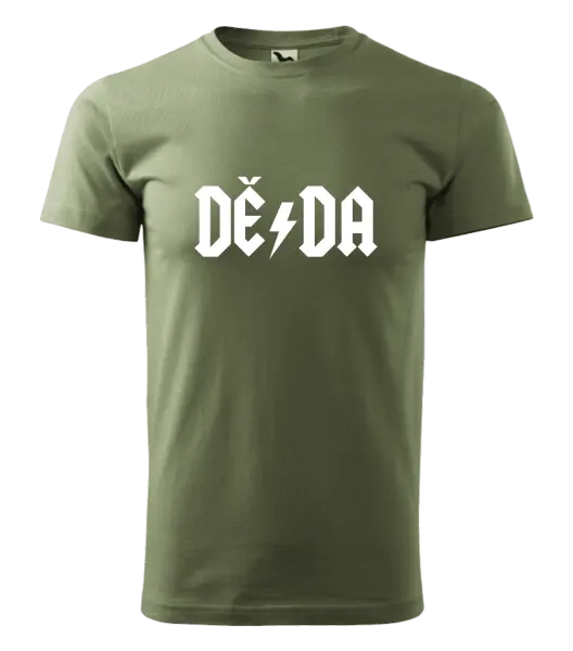 Pánské tričko Rockový děda - ACDC