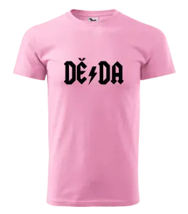 Pánské tričko Malfini Basic Rockový děda - ACDC