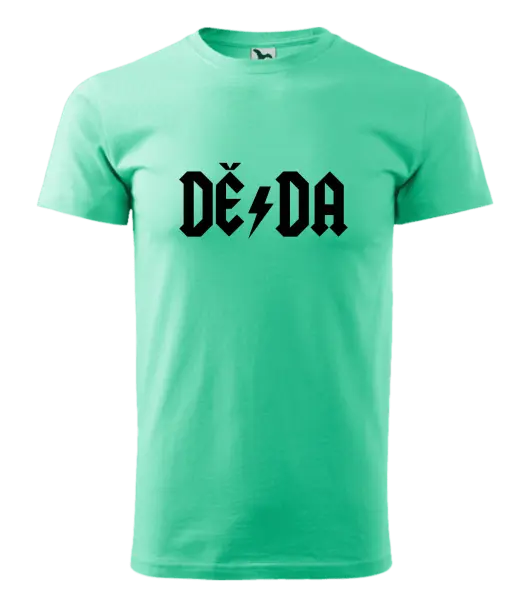 Pánské tričko Rockový děda - ACDC