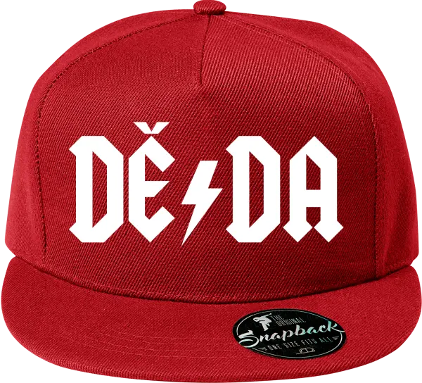 Snapback kšiltovka Rockový děda - ACDC