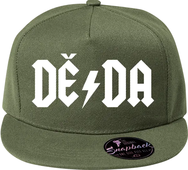 Snapback kšiltovka Rockový děda - ACDC