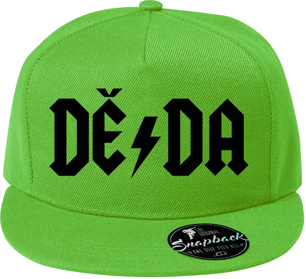 Snapback kšiltovka Rockový děda - ACDC