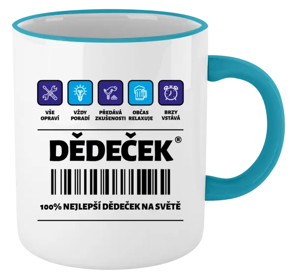 Hrnek Čárový kód - dědeček