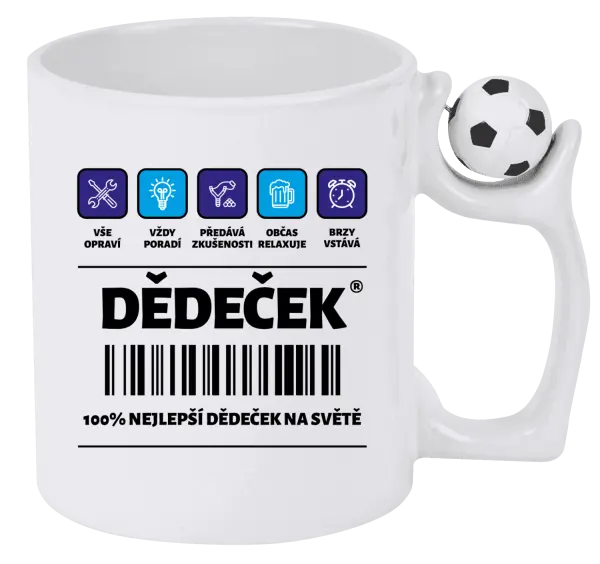 Hrnek Čárový kód - dědeček