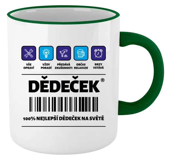 Hrnek Čárový kód - dědeček