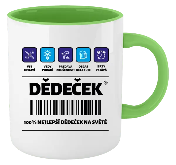 Hrnek Čárový kód - dědeček