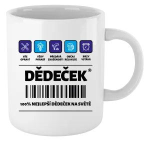 Hrnek Čárový kód - dědeček