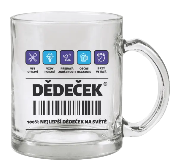 Hrnek Čárový kód - dědeček