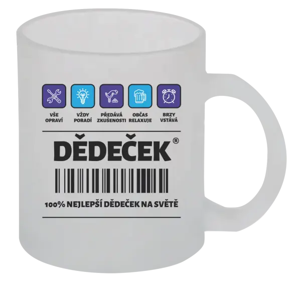 Hrnek Čárový kód - dědeček