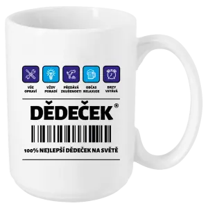 Hrnek Čárový kód - dědeček