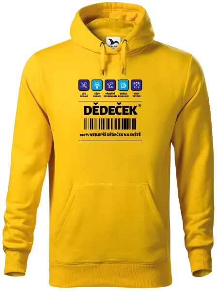 Pánská mikina Čárový kód - dědeček