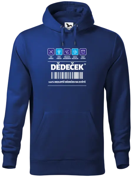 Pánská mikina Čárový kód - dědeček