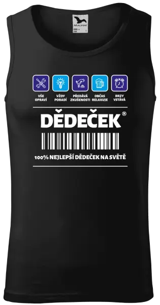 Pánské tílko Čárový kód - dědeček