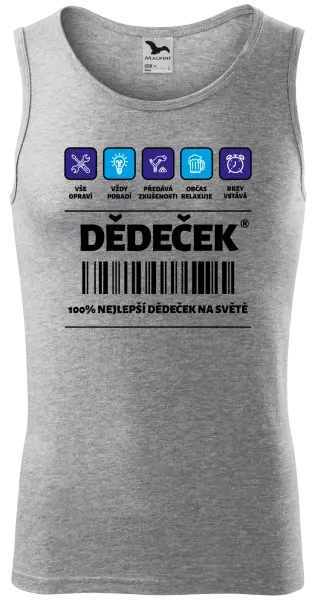 Pánské tílko Čárový kód - dědeček