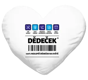 Polštář Čárový kód - dědeček