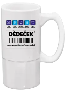 Půllitr Čárový kód - dědeček