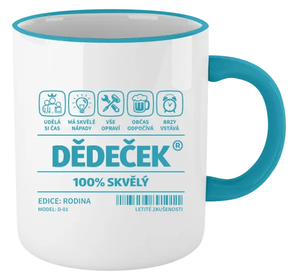 Hrnek Dědeček - čárový kód