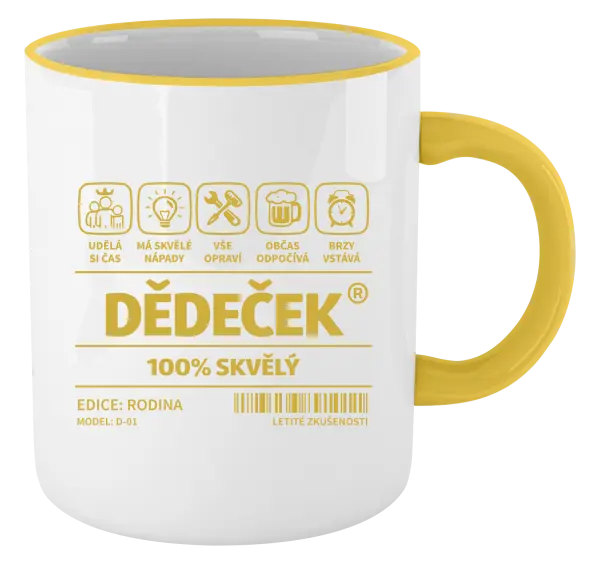 Hrnek Dědeček - čárový kód