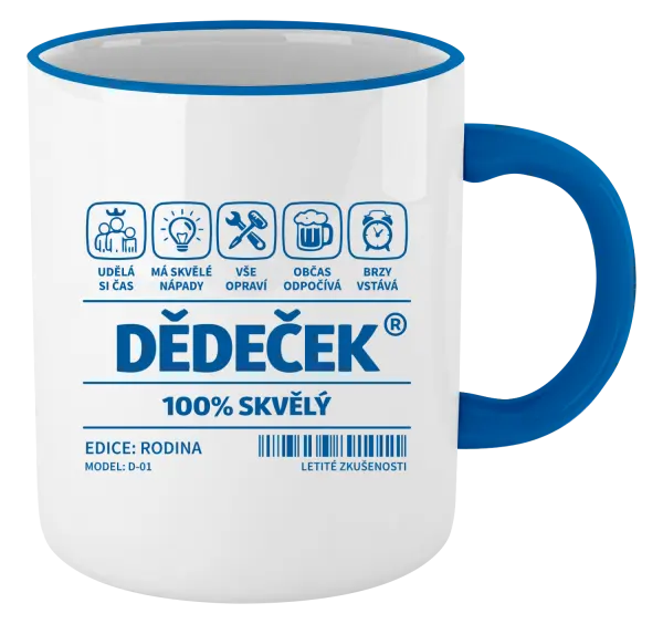 Hrnek Dědeček - čárový kód
