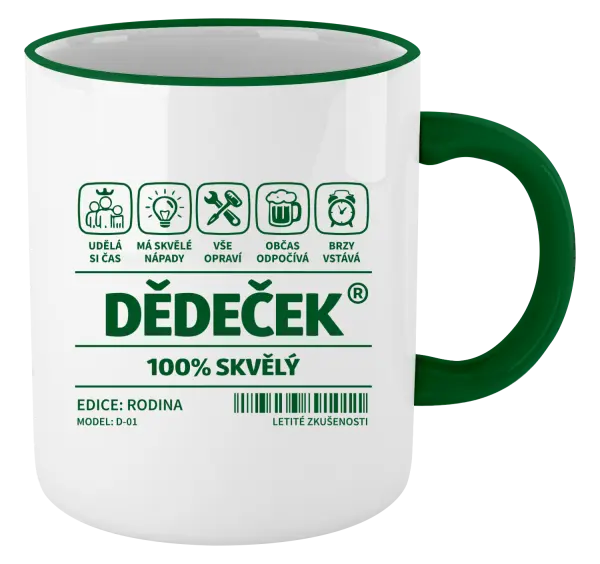 Hrnek Dědeček - čárový kód
